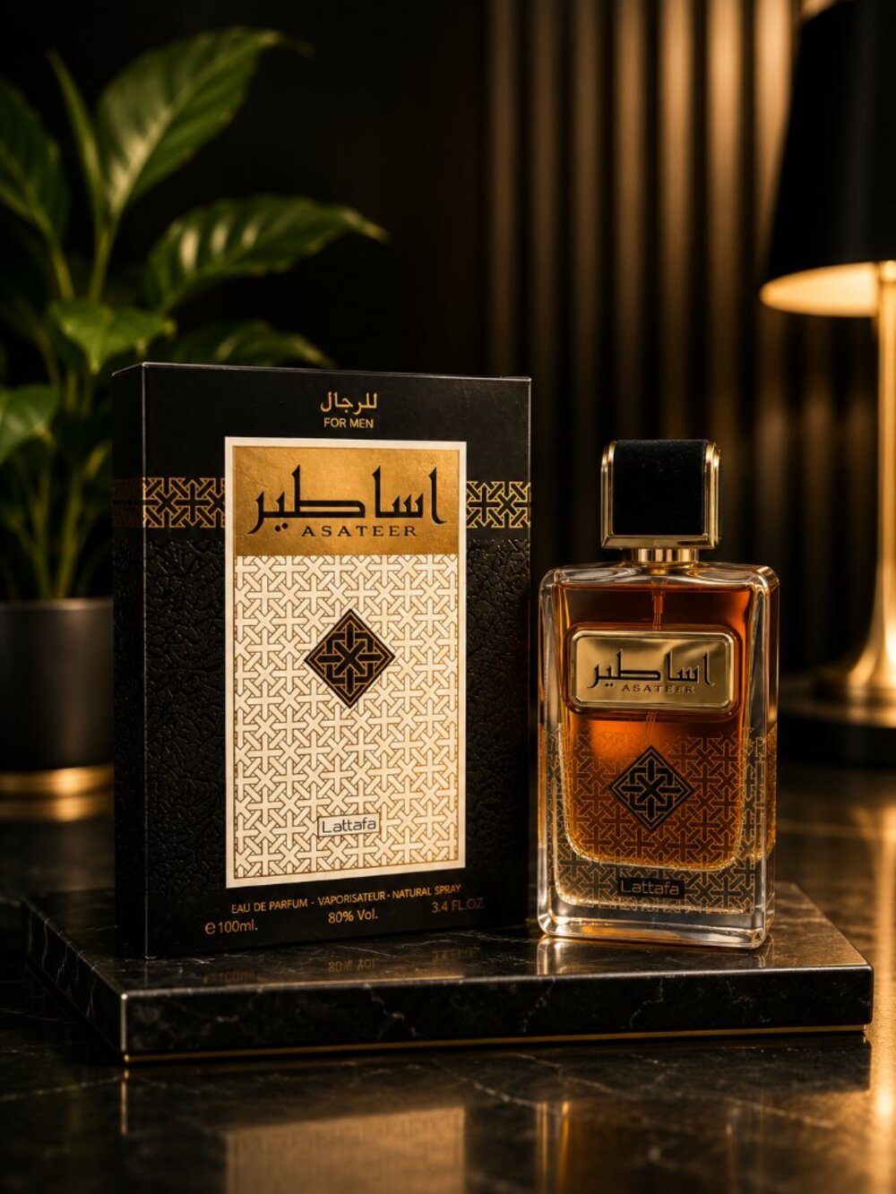 Lattafa Asateer by Lattafa eau De prfum for Men 100Ml 3.4 Oz